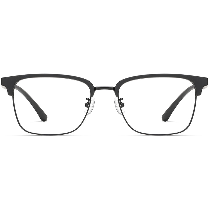 Browline Glasses EF1041 - Wide Frames for Men with Larger Heads