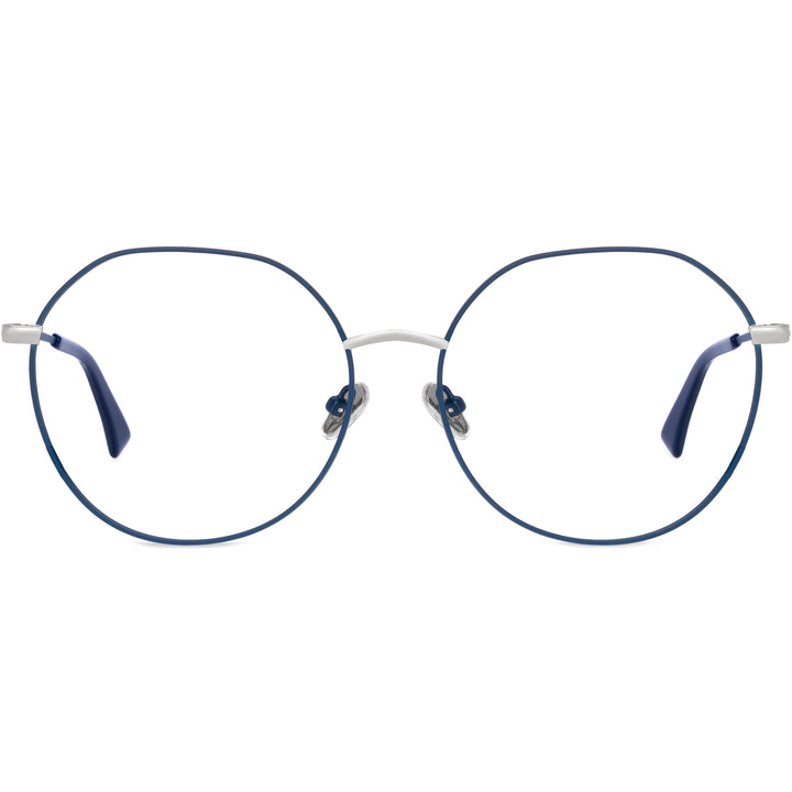 Round Glasses A3878 - Wide Frames for Men with Larger Heads