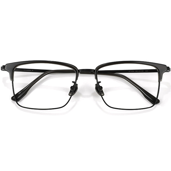 Browline Glasses EF1051 - Wide Frames for Men with Larger Heads