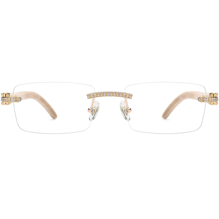 Buffalo Horn Rectangle Glasses A1946