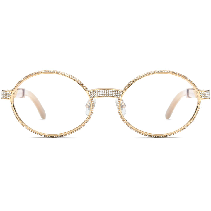 Buffalo Horn Oval Glasses A1945