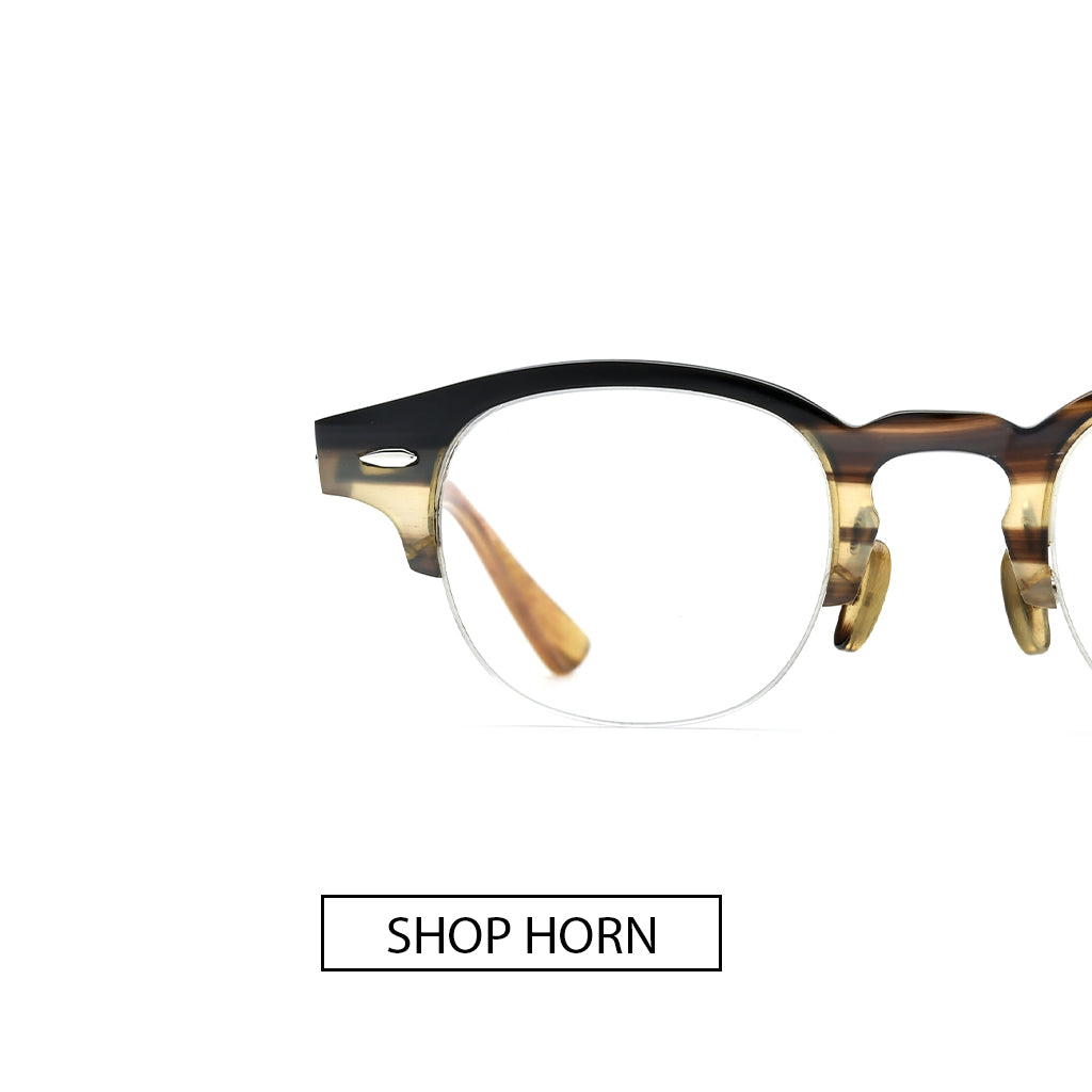 Buffalo Horn Glasses