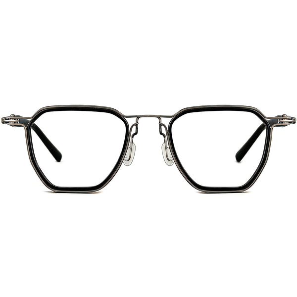 Square Glasses EF1143 - Wide Frames for Men with Larger Heads