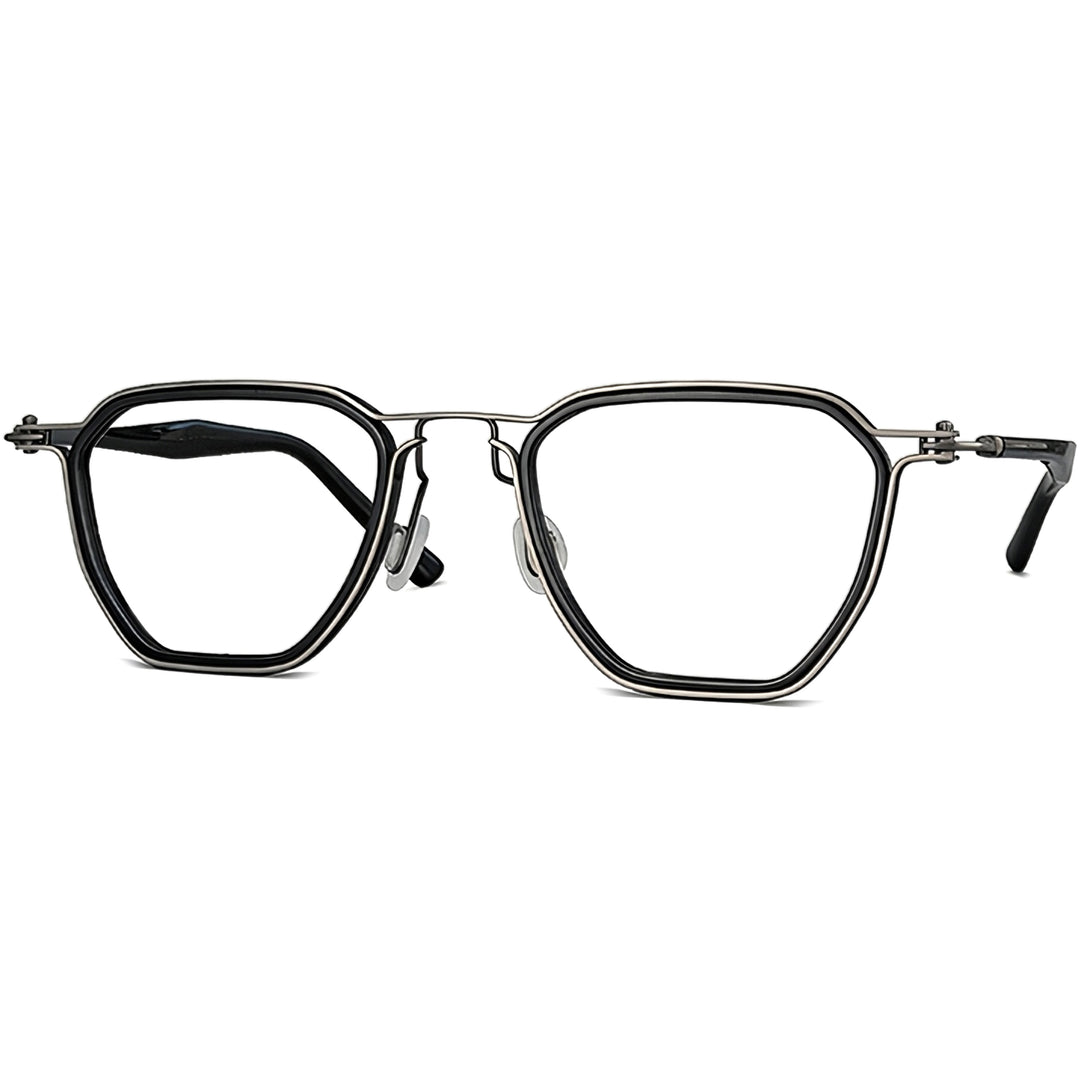 Square Glasses EF1143 - Wide Frames for Men with Larger Heads