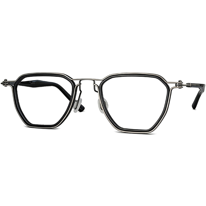 Square Glasses EF1143 - Wide Frames for Men with Larger Heads