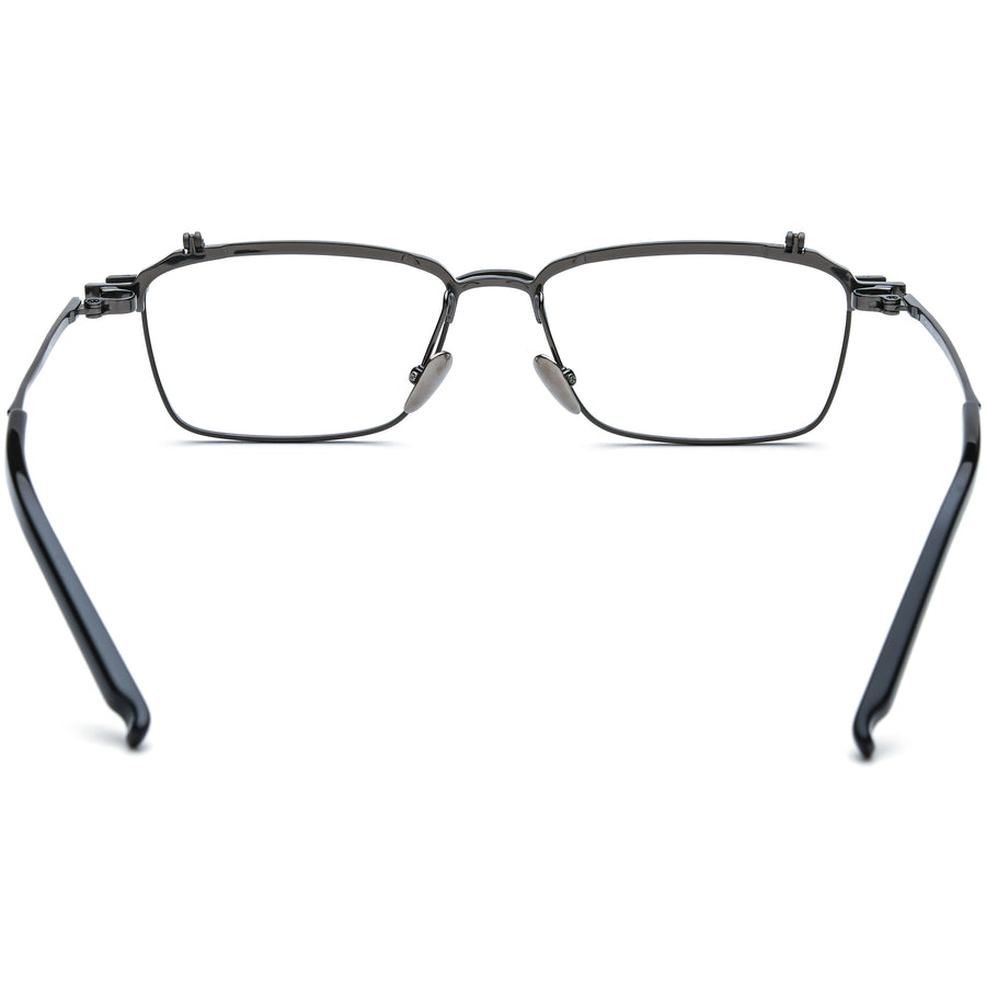 Rectangle Flip Up Glasses TG1243 - Wide Frames for Men with Larger Heads