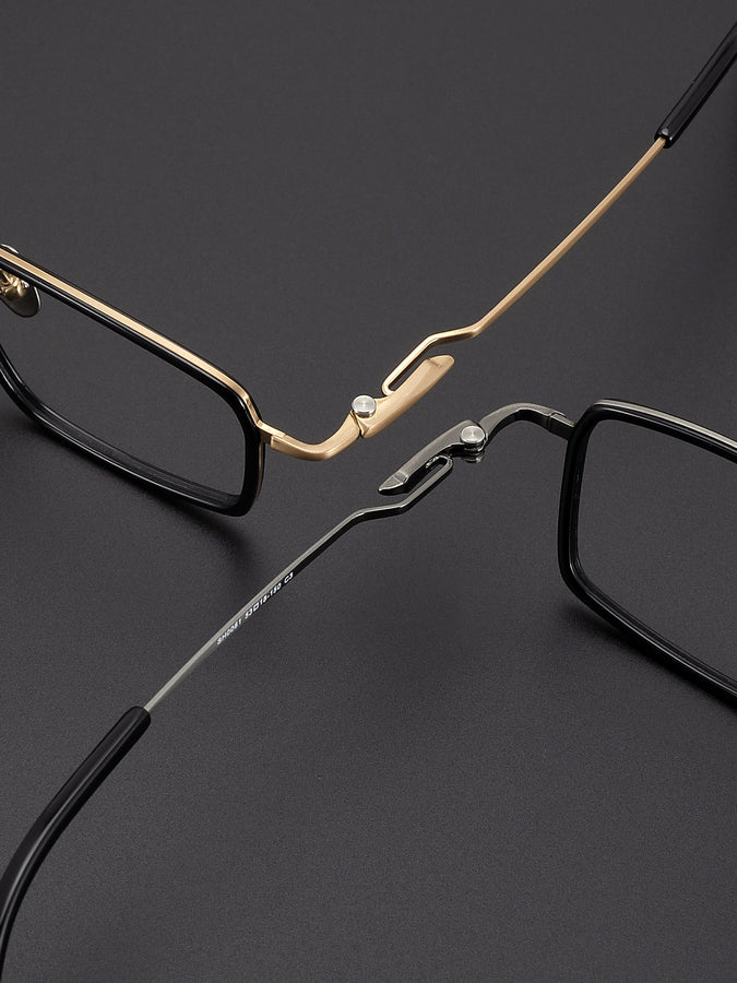 Rectangle Glasses EF1102 - Wide Frames for Men with Larger Heads