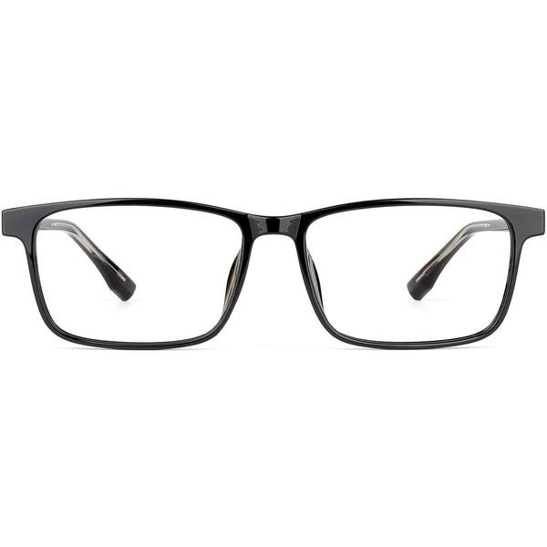 Rectangle Glasses EF1177 - Wide Frames For Men With Larger Heads