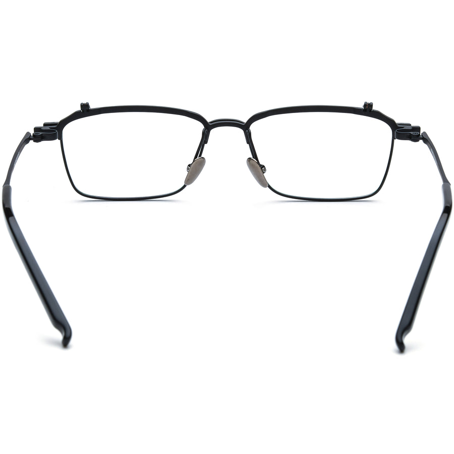 Rectangle Flip Up Glasses TG1243 - Wide Frames for Men with Larger Heads