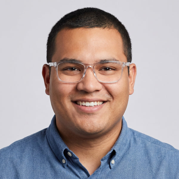 Square Glasses EF1151 - Wide Frames for Men with Larger Heads