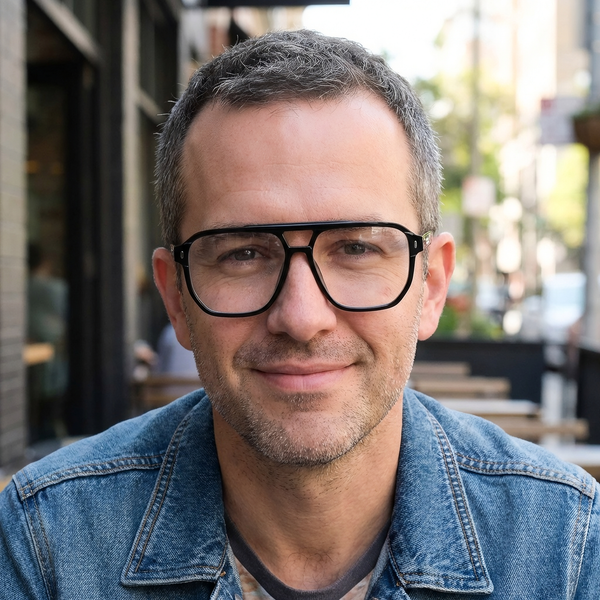 Aviator Glasses EF1072 - Wide Frames For Men With Larger Heads