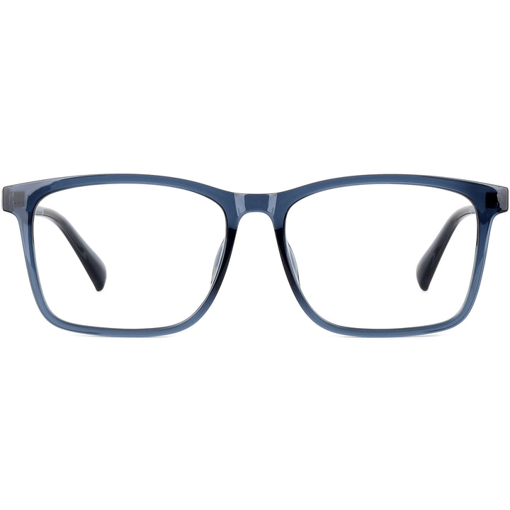 Square Glasses EF1040 - Wide Frames for Men with Larger Heads