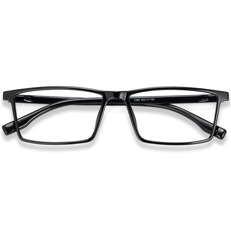Rectangle Glasses A3920 - Wide Frames for Men with Larger Heads