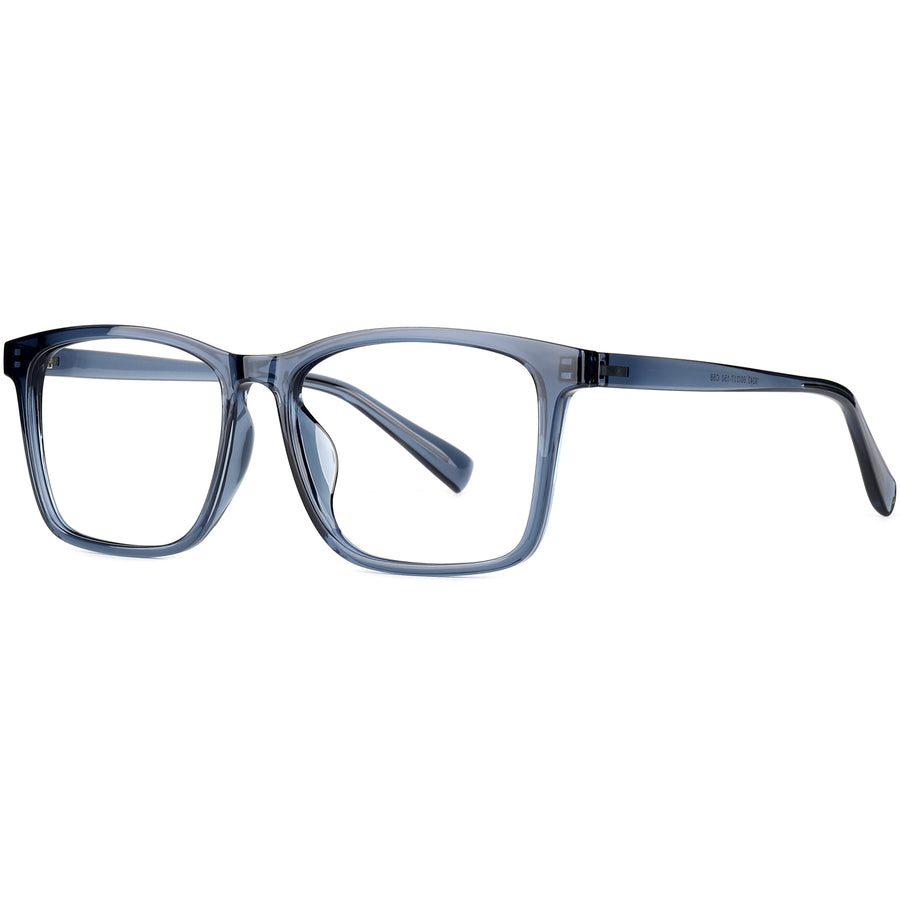Square Glasses EF1040 - Wide Frames for Men with Larger Heads