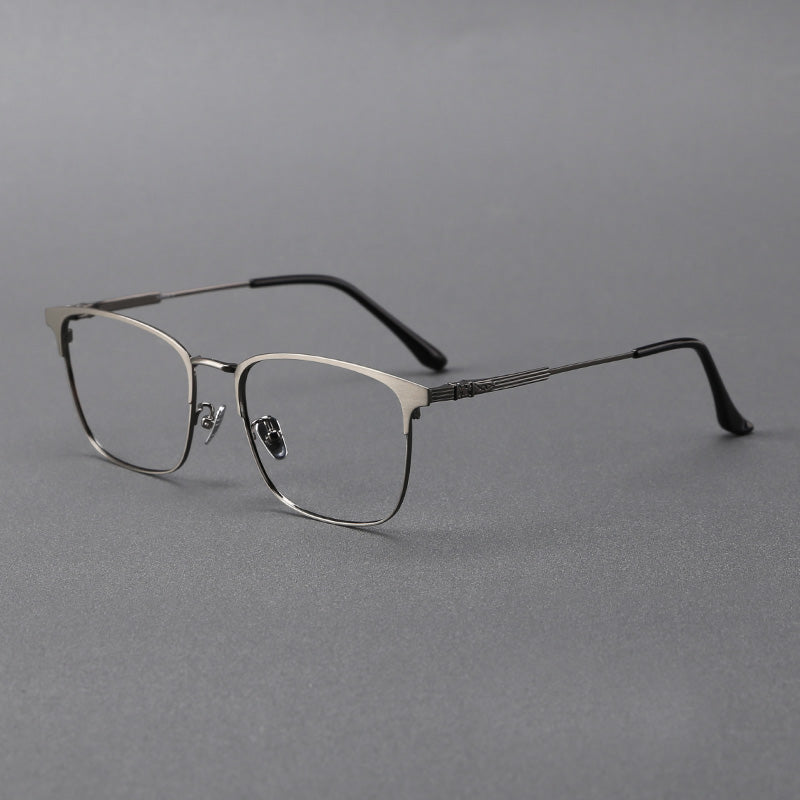 Square Glasses EF1030 - Wide Frames for Men with Larger Heads