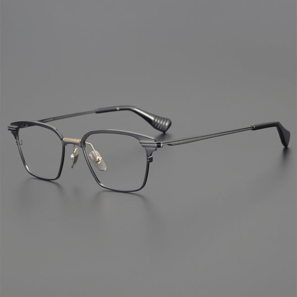 Square Glasses EF1020 - Wide Frames for Men with Larger Heads