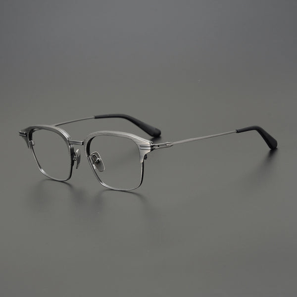 Browline Glasses EF1021 - Wide Frames for Men with Larger Heads