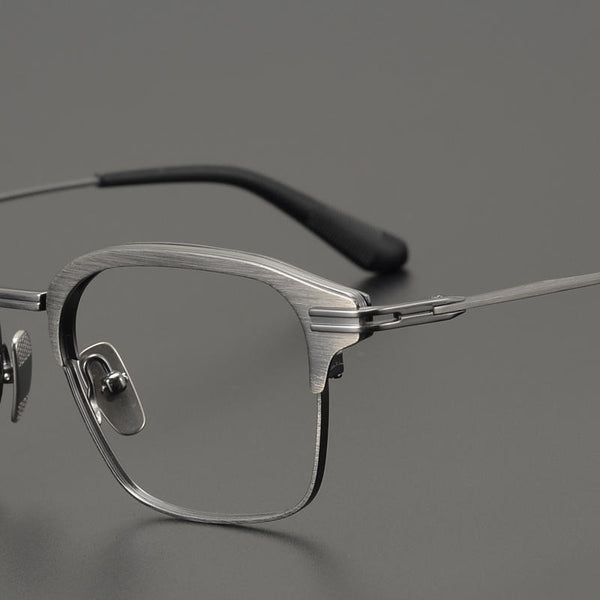 Browline Glasses EF1021 - Wide Frames for Men with Larger Heads