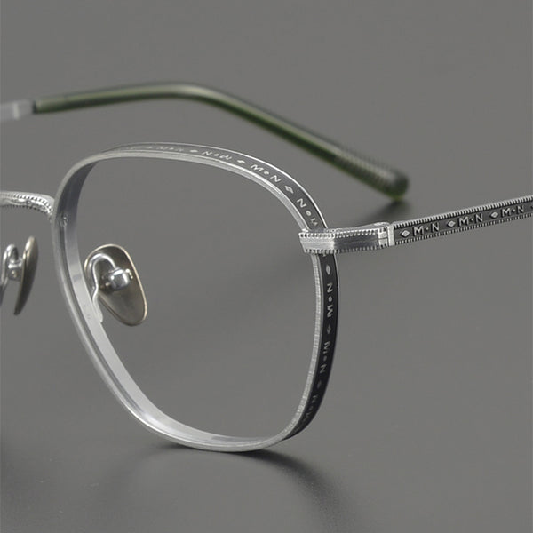 Square Glasses EF1017 - Wide Frames for Men with Larger Heads