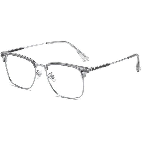 Browline Glasses EF1002 - Wide Frames for Men with Larger Heads