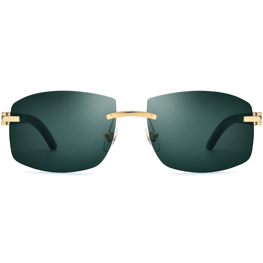 Buffalo Horn Square Sunglasses BRS1009