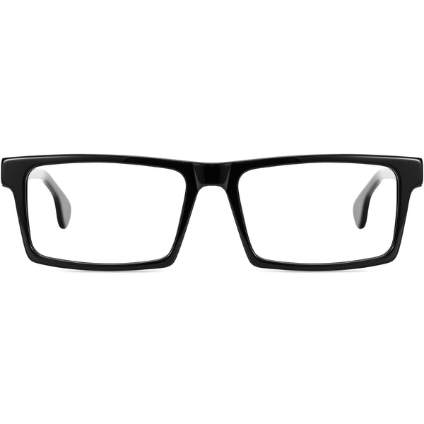 Rectangle Glasses EF1015 - Wide Frames for Men with Larger Heads