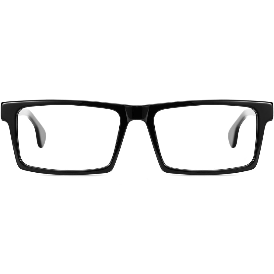 Rectangle Glasses EF1015 - Wide Frames for Men with Larger Heads