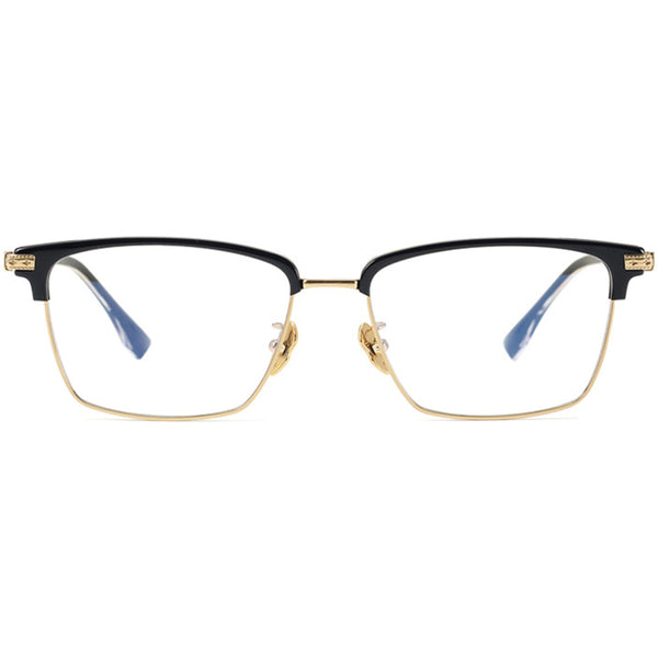 Browline Glasses EF1031 - Wide Frames for Men with Larger Heads