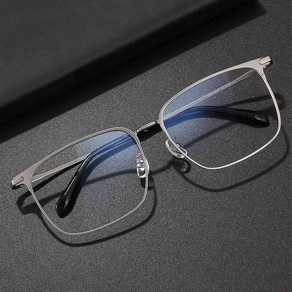 Square Glasses EF1056 - Wide Frames For Men With Larger Heads