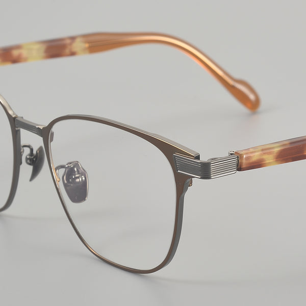 Square Glasses EF1124 - Wide Frames for Men with Larger Heads