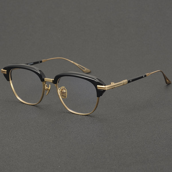 Browline Glasses EF1132 - Wide Frames for Men with Larger Heads