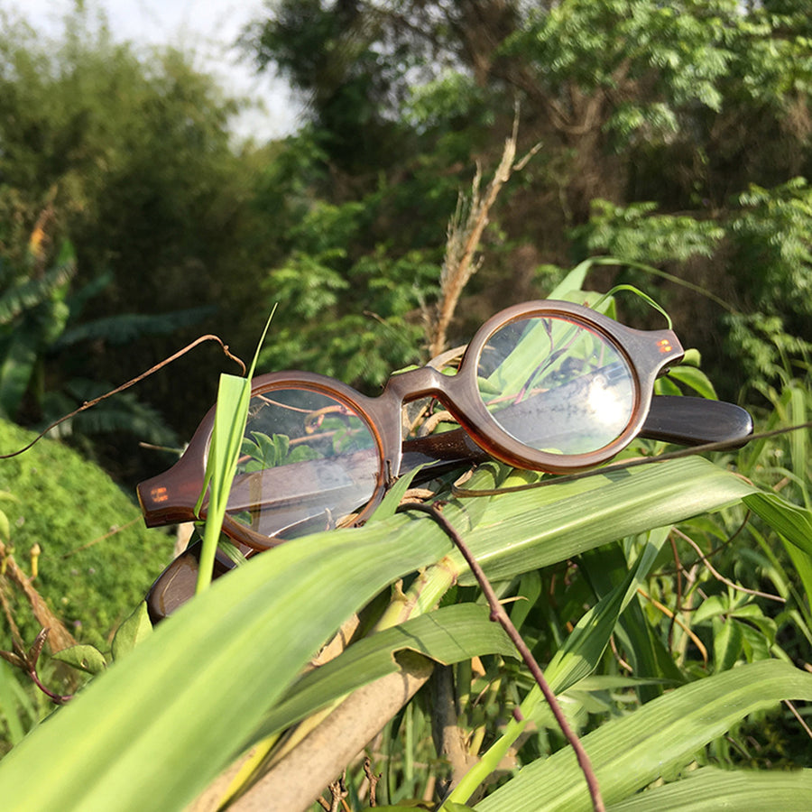 Buffalo Horn Round Glasses NJ1163