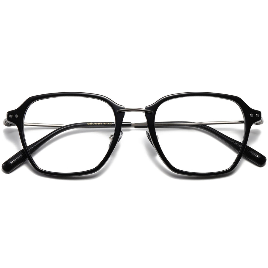 Square Glasses EF1139 - Wide Frames for Men with Larger Heads