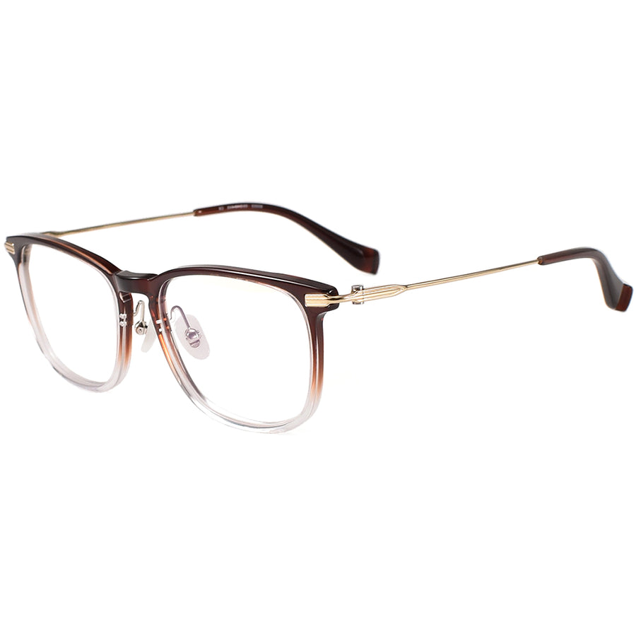 Square Glasses EF1101 - Wide Frames for Men with Larger Heads