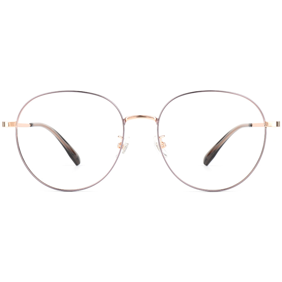 Round Glasses EF1145 - Wide Frames for Men with Larger Heads