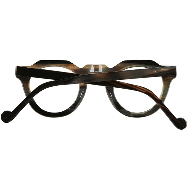 Buffalo Horn Round Glasses NJ1208
