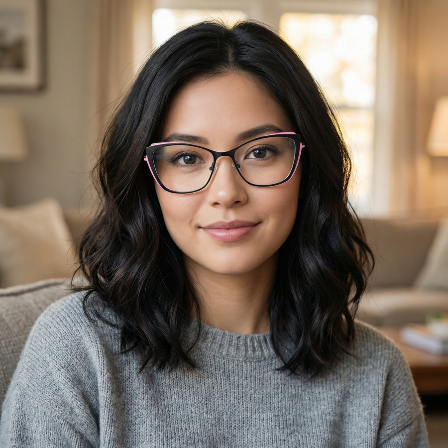 Cat-Eye Glasses YEM1001