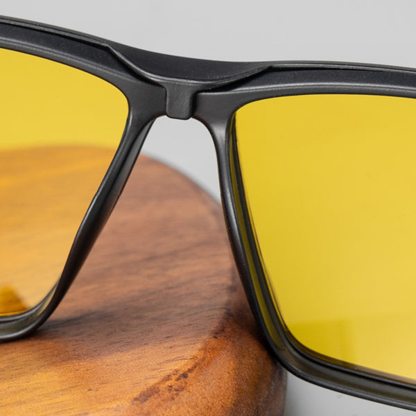 Square Glasses EF1009 - Wide Frames for Men with Larger Heads