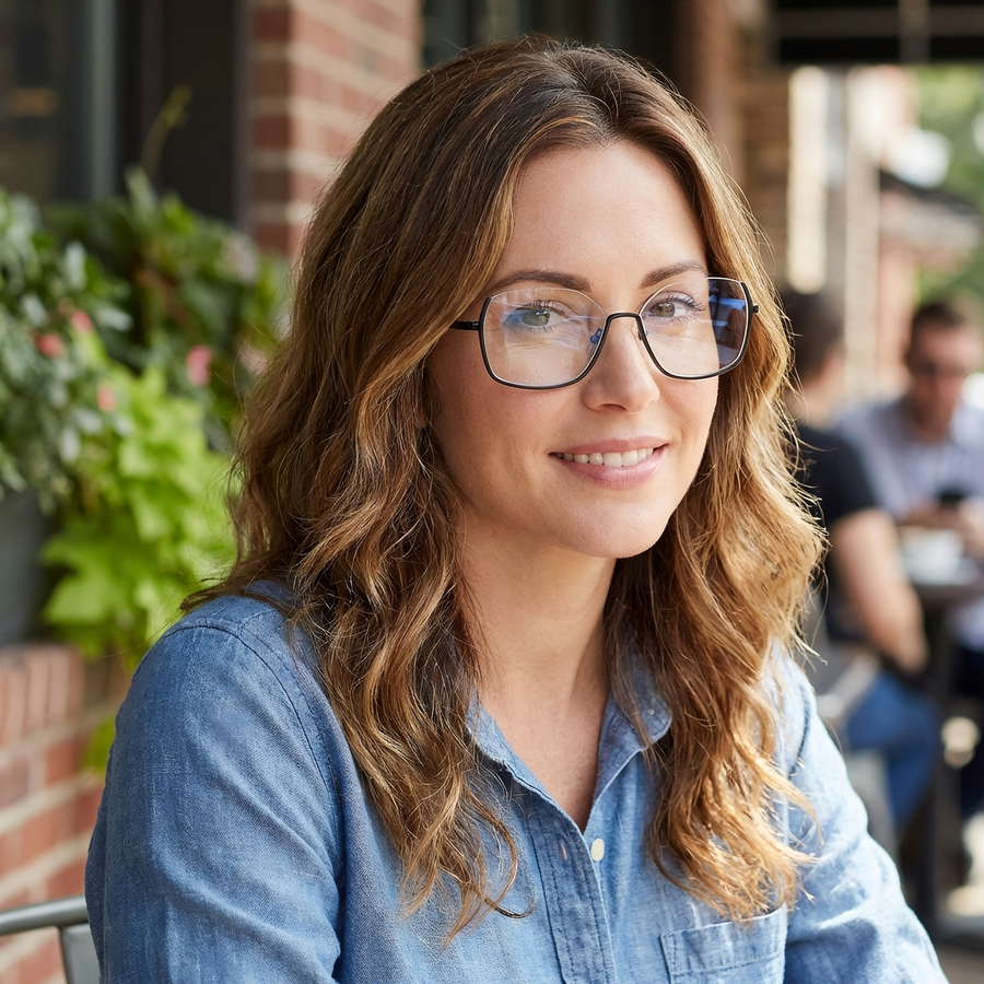 Square Glasses RV1034