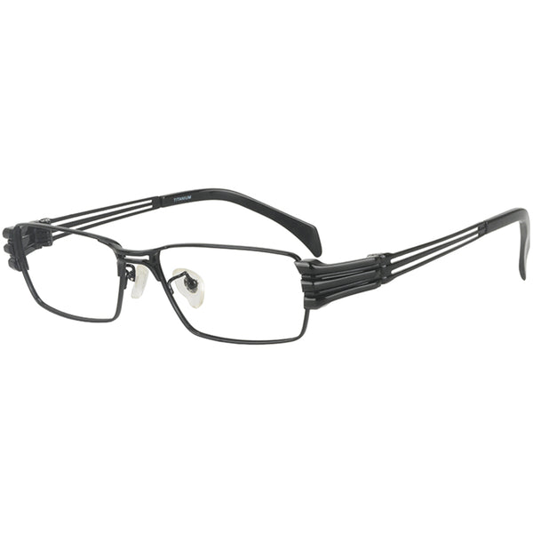 Rectangle Glasses EF1025 - Wide Frames for Men with Larger Heads