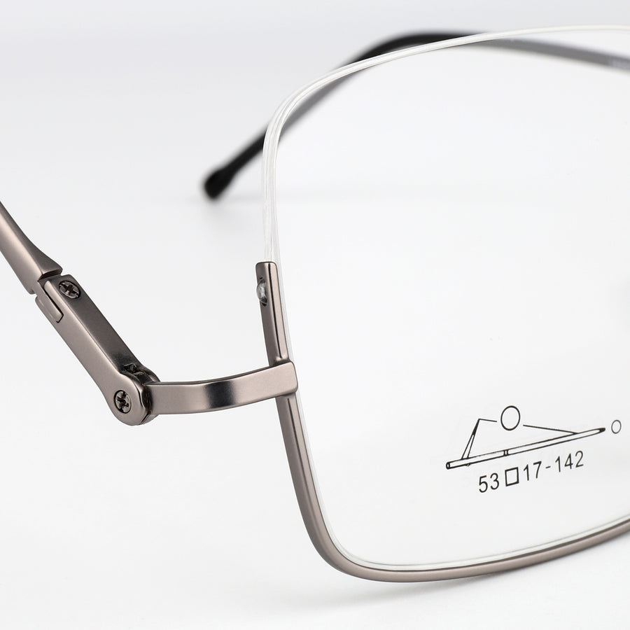 Square Billiards & Pool Glasses RV1052 – Reverse Half-Rim, Adjustable Tilt