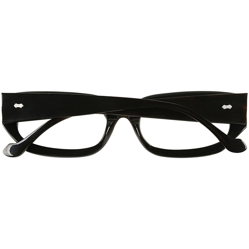 Buffalo Horn Rectangle Glasses NJ1055