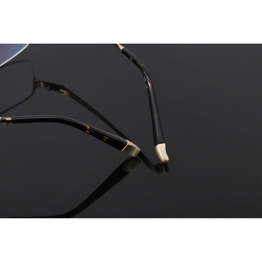 Rectangle Glasses EF1064 - Wide Frames For Men With Larger Heads