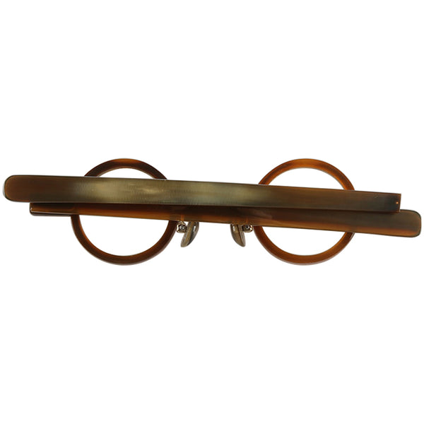 Buffalo Horn Round Glasses NJ1124