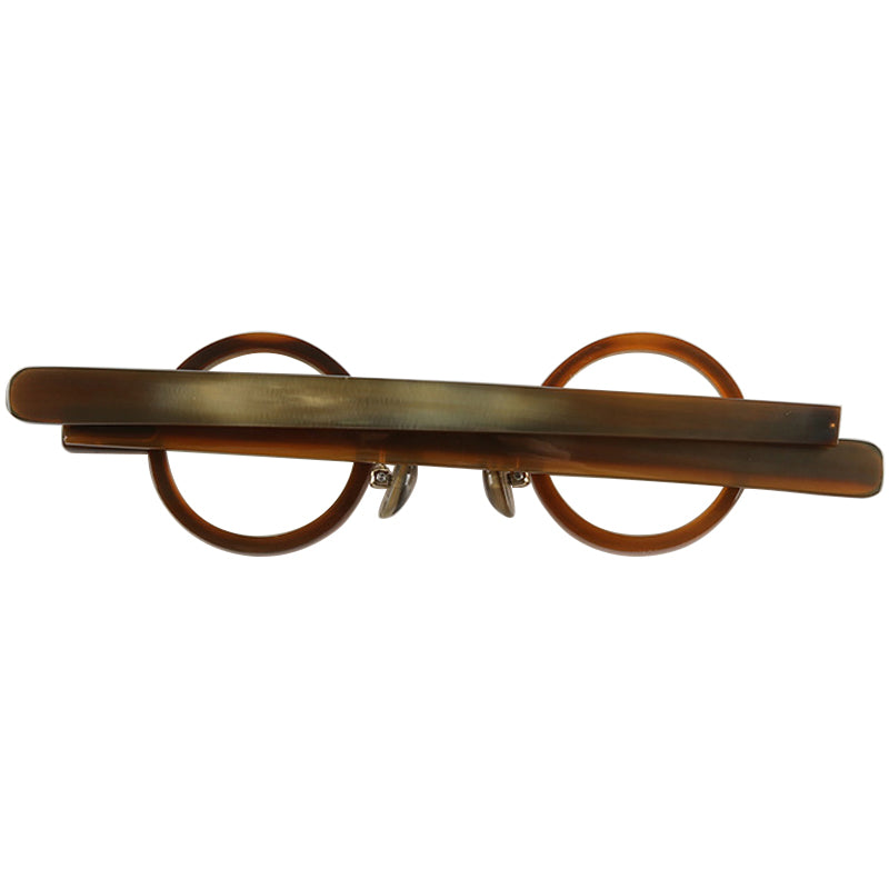 Buffalo Horn Round Glasses NJ1124