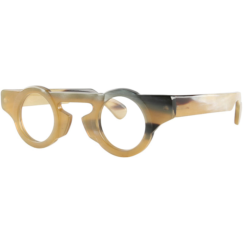 Buffalo Horn Round Glasses NJ1045