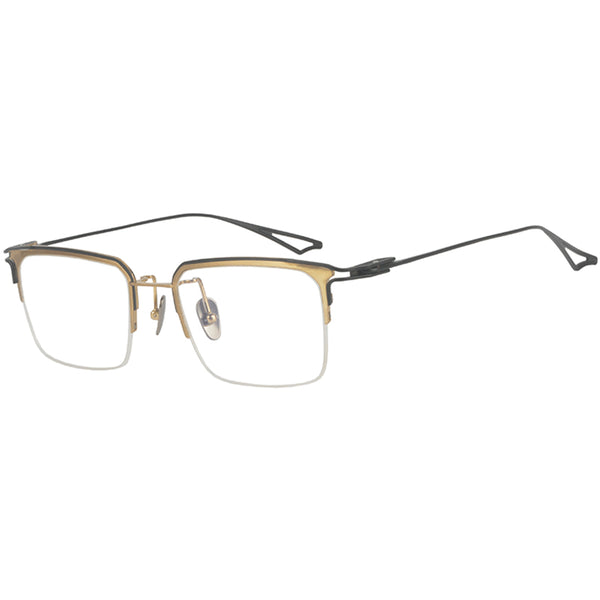 Rectangle Glasses EF1022 - Wide Frames for Men with Larger Heads