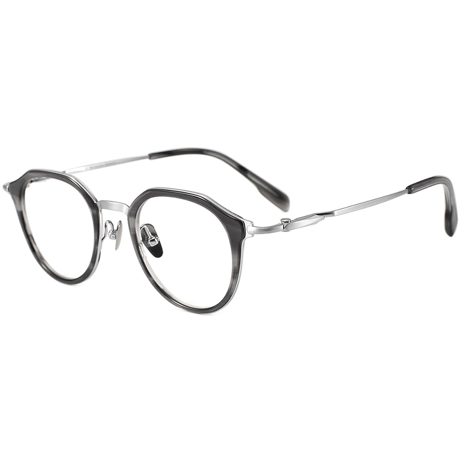 Round Glasses EF1099 - Wide Frames for Men with Larger Heads
