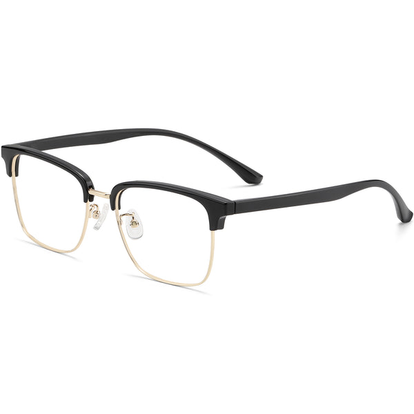Browline Glasses EF1041 - Wide Frames for Men with Larger Heads