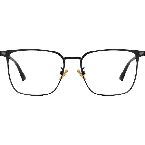 Square Glasses A1042 - Wide Frames for Men with Larger Heads